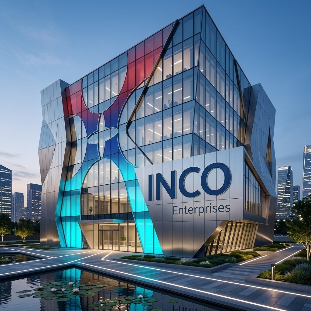 XinCo Enterprises headquarters at twilight
